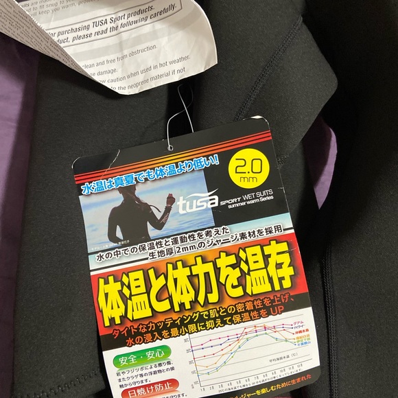 Women size medium 2mm Tusa Wetsuit Top - Picture 10 of 11